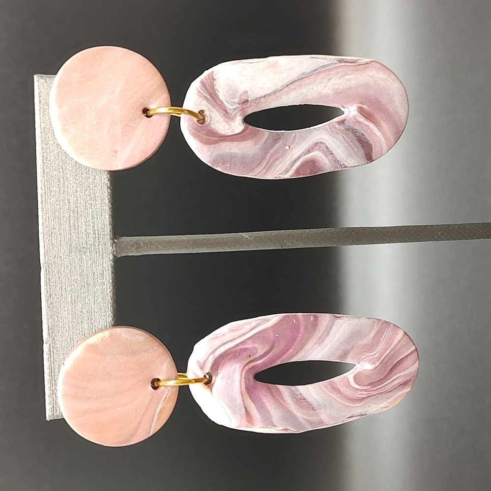 Artisan clay earrings